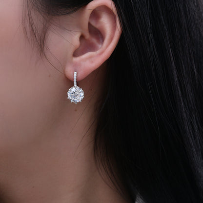 Anastasia 64 Pavē Huggie Earrings - Anna Zuckerman Luxury Earrings
