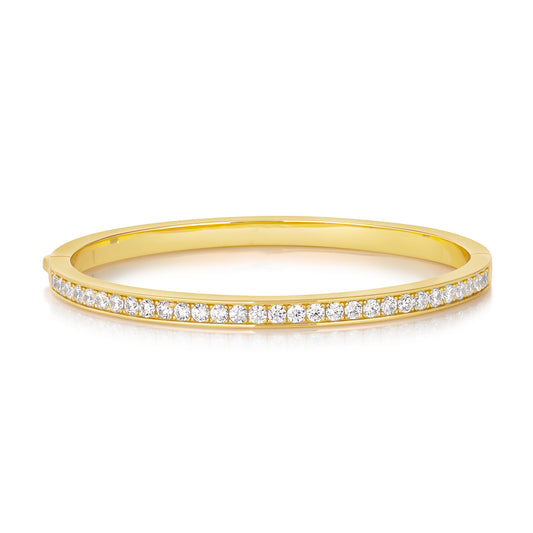 Seraphina Diamond Crystalline Bangle Bracelet