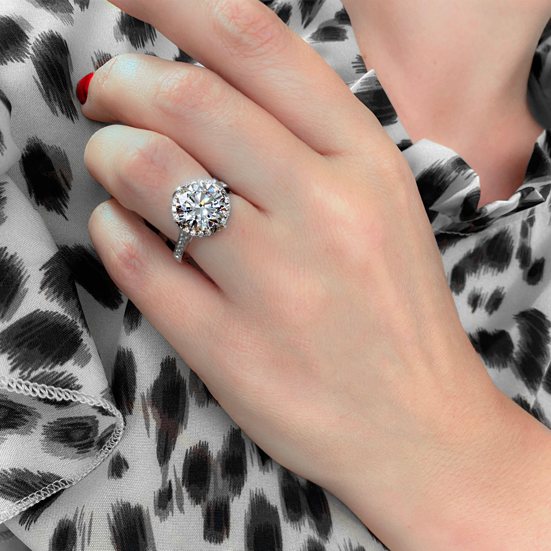 Anastasia 68 Diamond White 3ct Ring - Anna Zuckerman Luxury Rings
