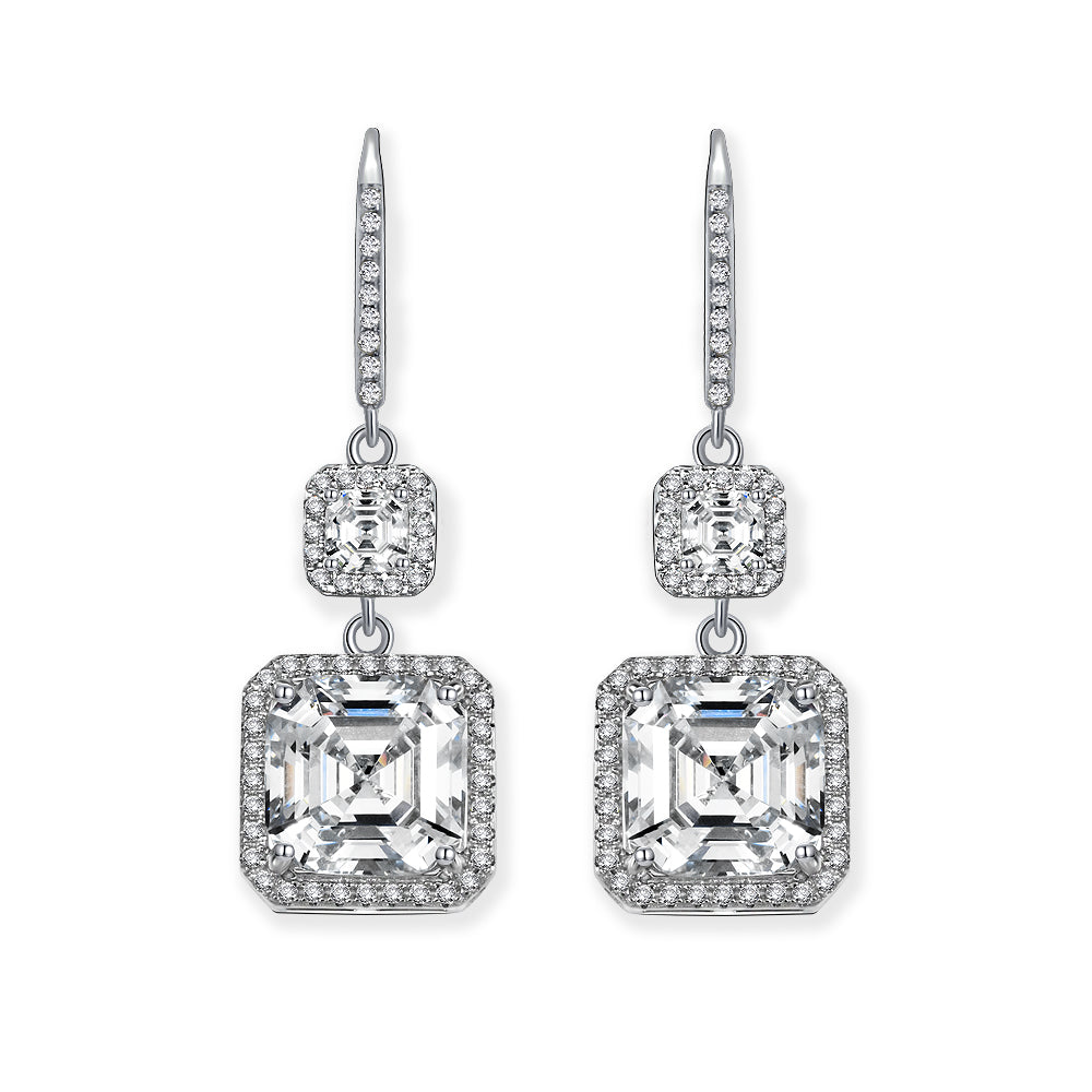 Arabella 06 Diamond White Earrings - Anna Zuckerman Luxury Earrings