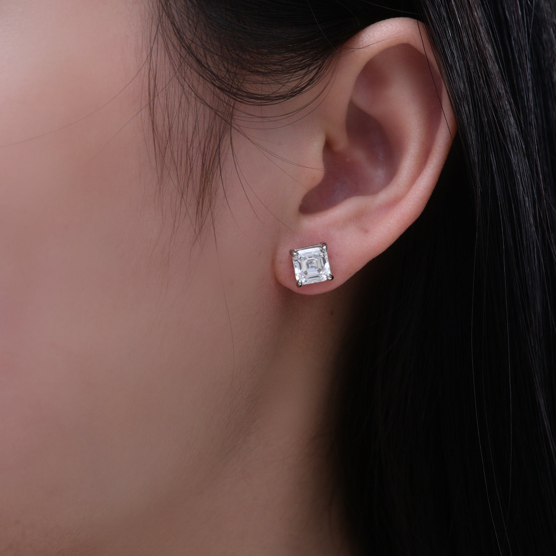 Arabella 19 Diamond White Earrings - Anna Zuckerman Luxury Earrings