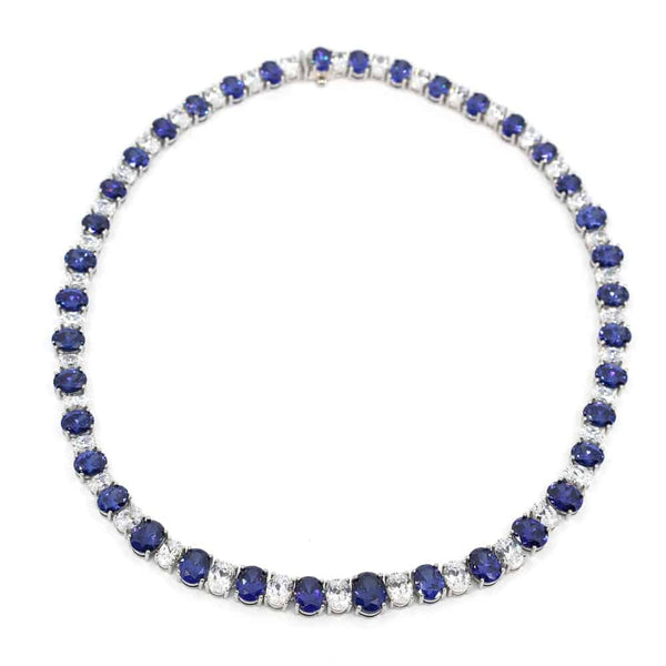 Anna Zuckerman Azure Majesty Sapphire Necklace