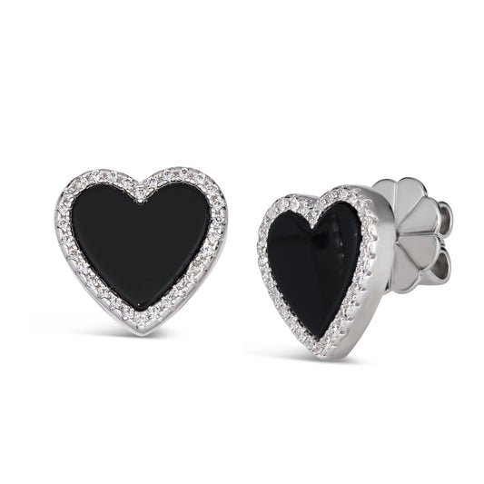 House of Cards 04 Onyx Earrings - Anna Zuckerman Luxury Earrings
