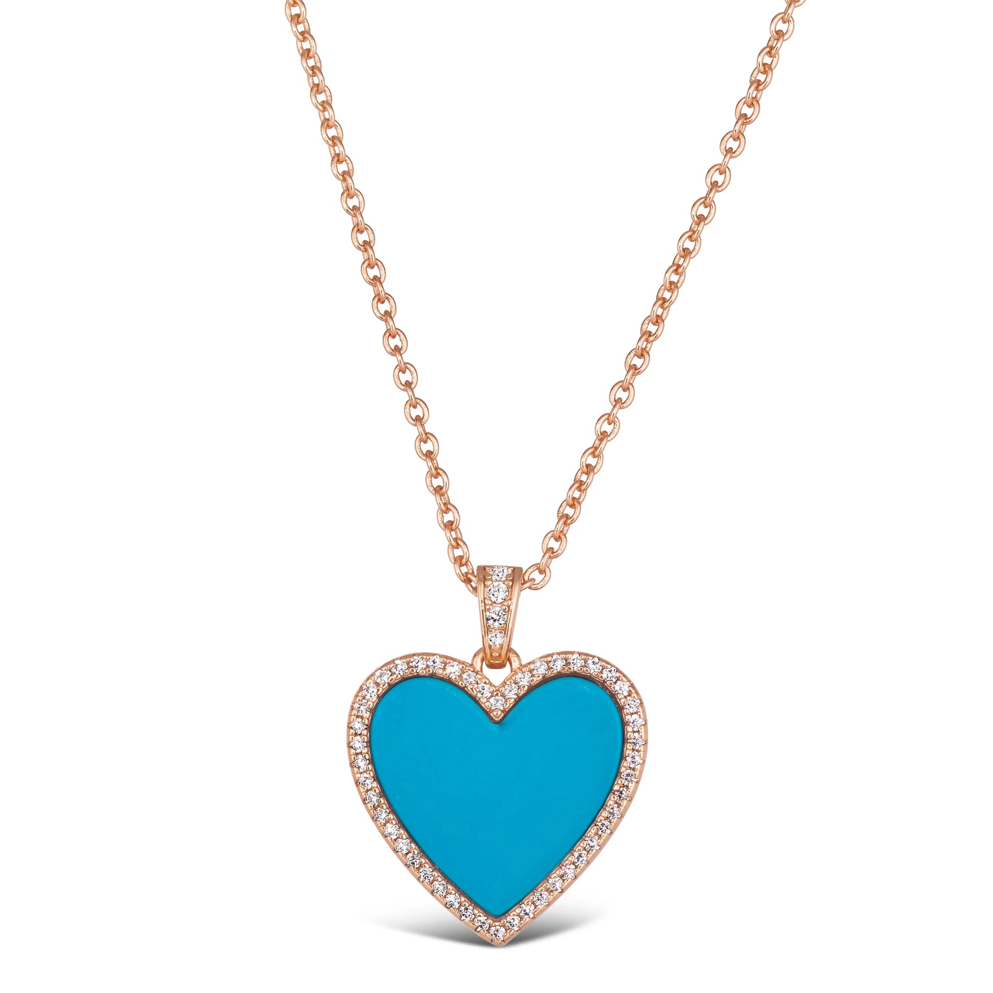 House of Cards 03 Blue Turquoise Necklace - Anna Zuckerman Luxury Necklaces