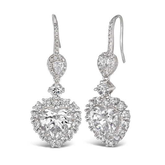 Kate 24 Heart Earring - Anna Zuckerman Luxury Earrings
