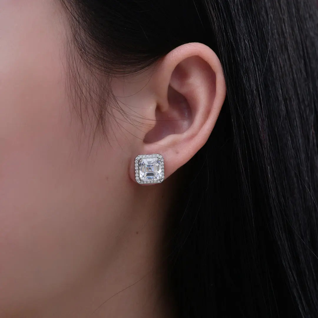 Arabella 14 Diamond White 6tcw Earrings - Anna Zuckerman Luxury Earrings