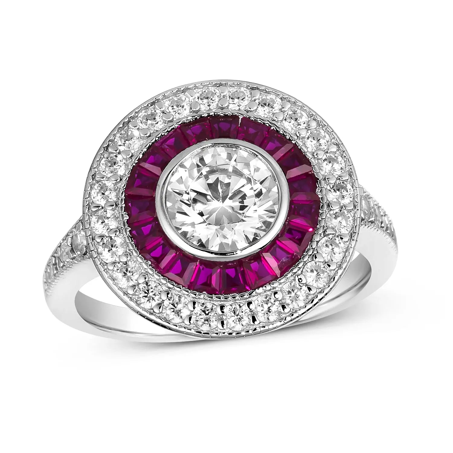 Demi Vintage 1 Carat Diamond Crystalline Ring - Anna Zuckerman Rings