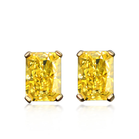 Diana 11 Canary Yellow Earrings - Anna Zuckerman Luxury Earrings