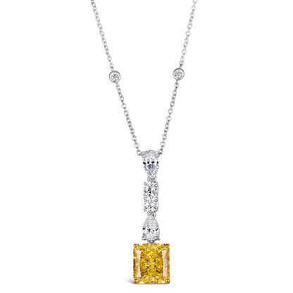Diana 22 Canary Yellow Necklace - Anna Zuckerman Luxury Necklaces