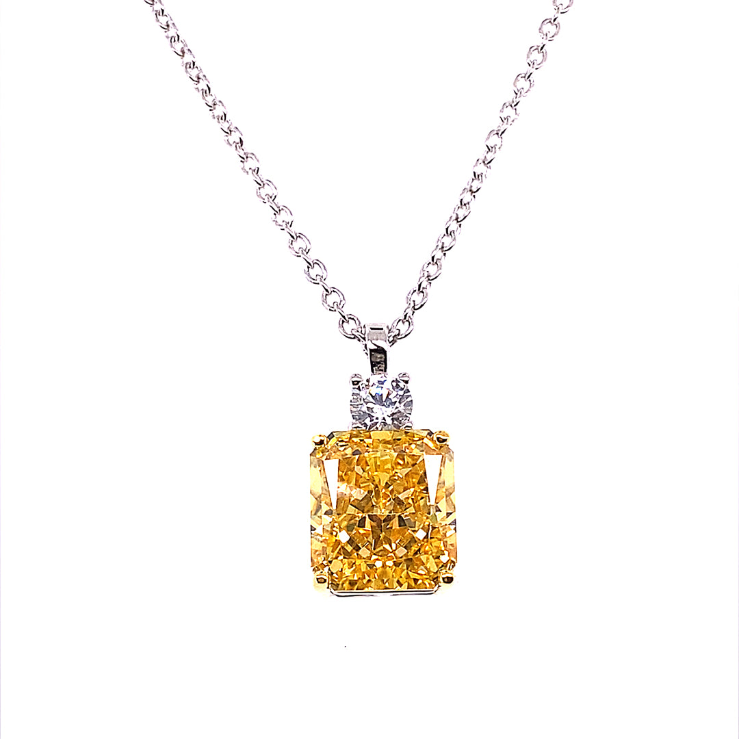 Diana 30 Canary Yellow Necklace - Anna Zuckerman Luxury Necklaces