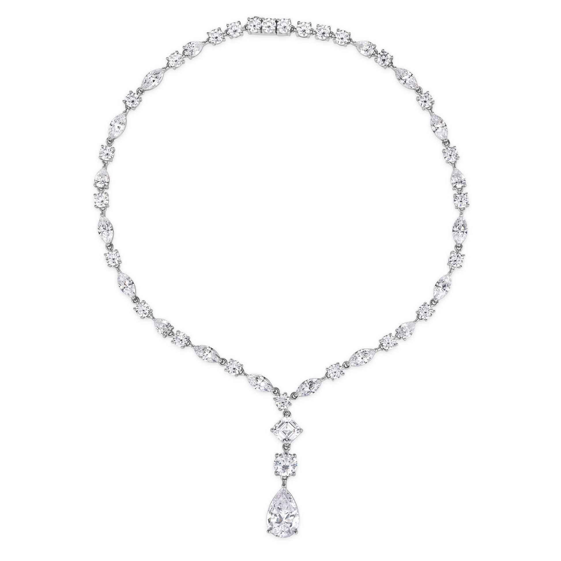Elizabeth 32 Diamond White Necklace - Anna Zuckerman Luxury Necklaces
