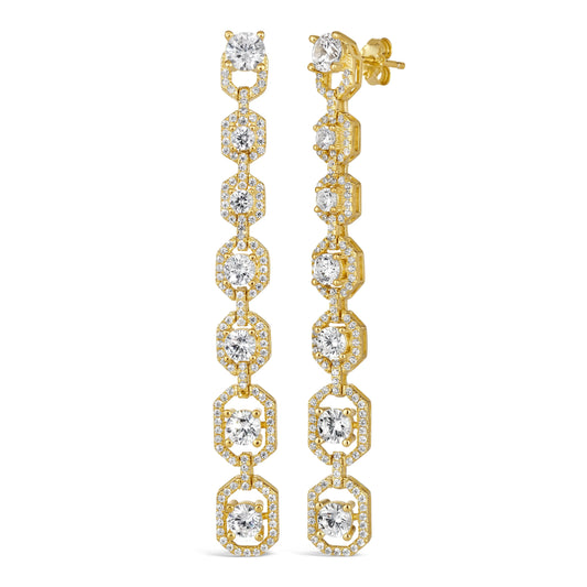 El Camino 4ctw Drop Earrings - Anna Zuckerman