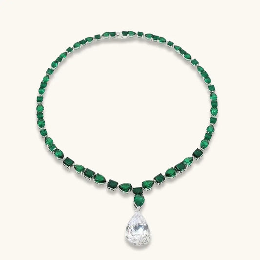 Elizabeth 37 Emerald Green Necklace - Anna Zuckerman Luxury Necklaces