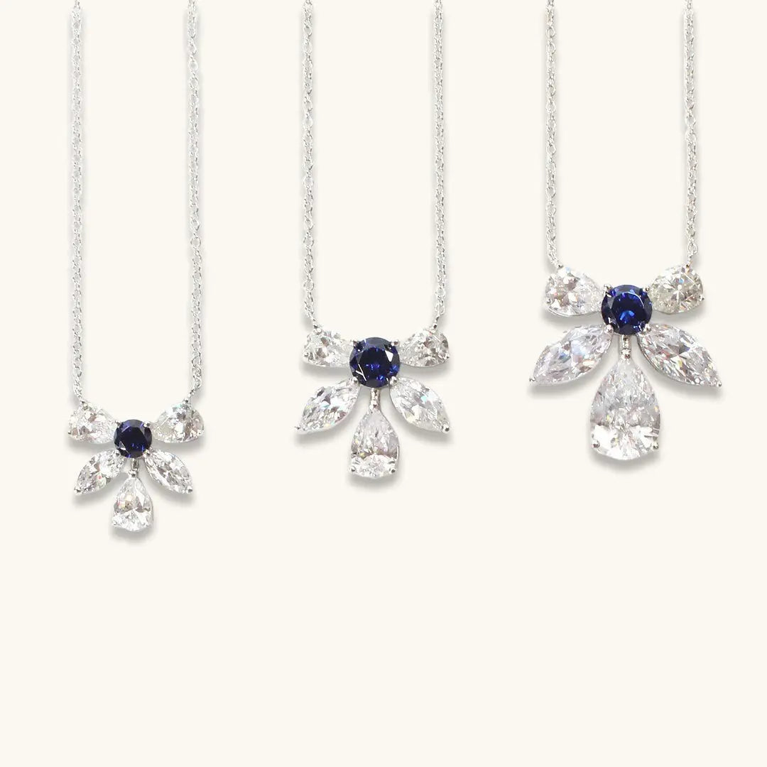 Elizabeth 61 Sapphire Necklace - Anna Zuckerman Luxury Necklaces