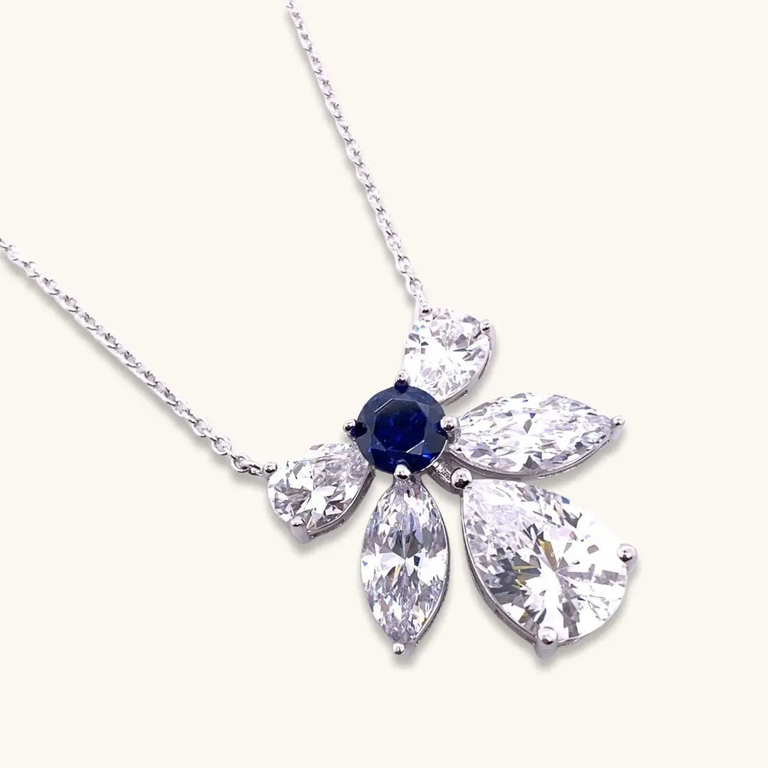 Elizabeth 61 Sapphire Necklace - Anna Zuckerman Luxury Necklaces