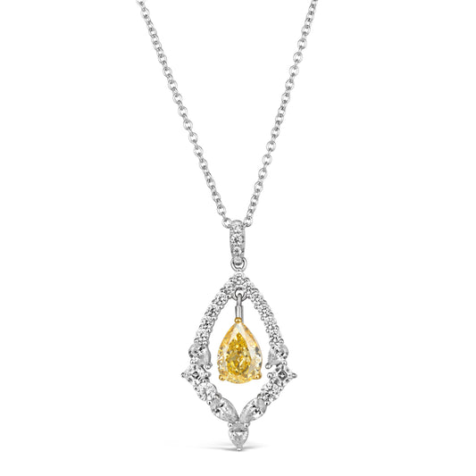 Lady Monarch Diamond Crystalline Necklace