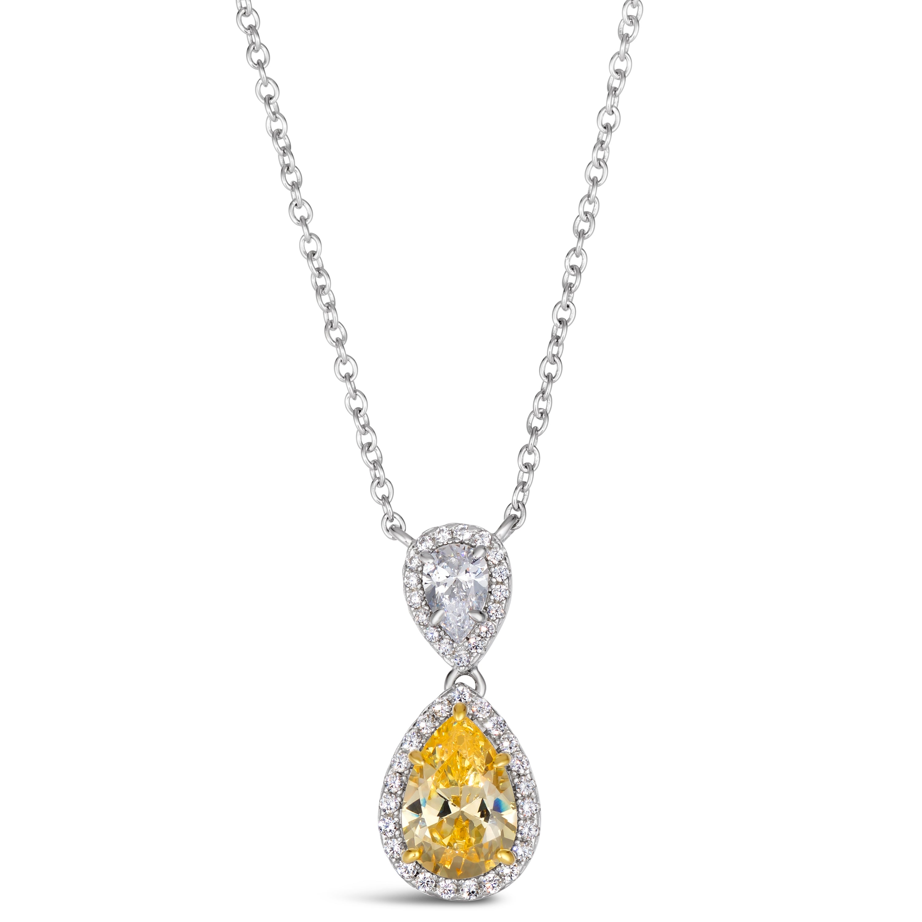 Elizabeth 26 Canary Yellow Crystalline Necklace – Anna Zuckerman