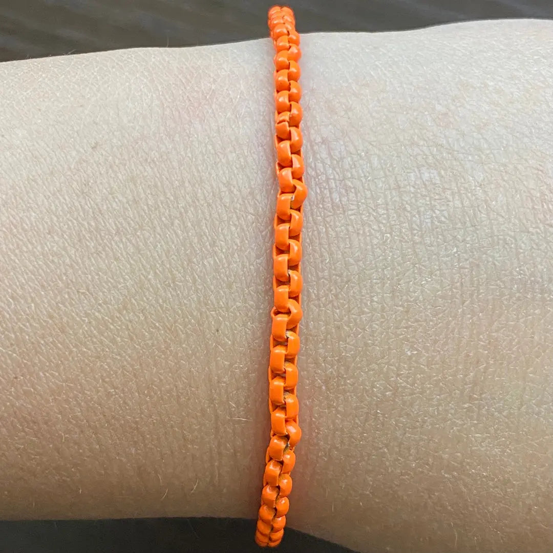 Enamel Link Chain Bracelet - Anna Zuckerman Bracelet