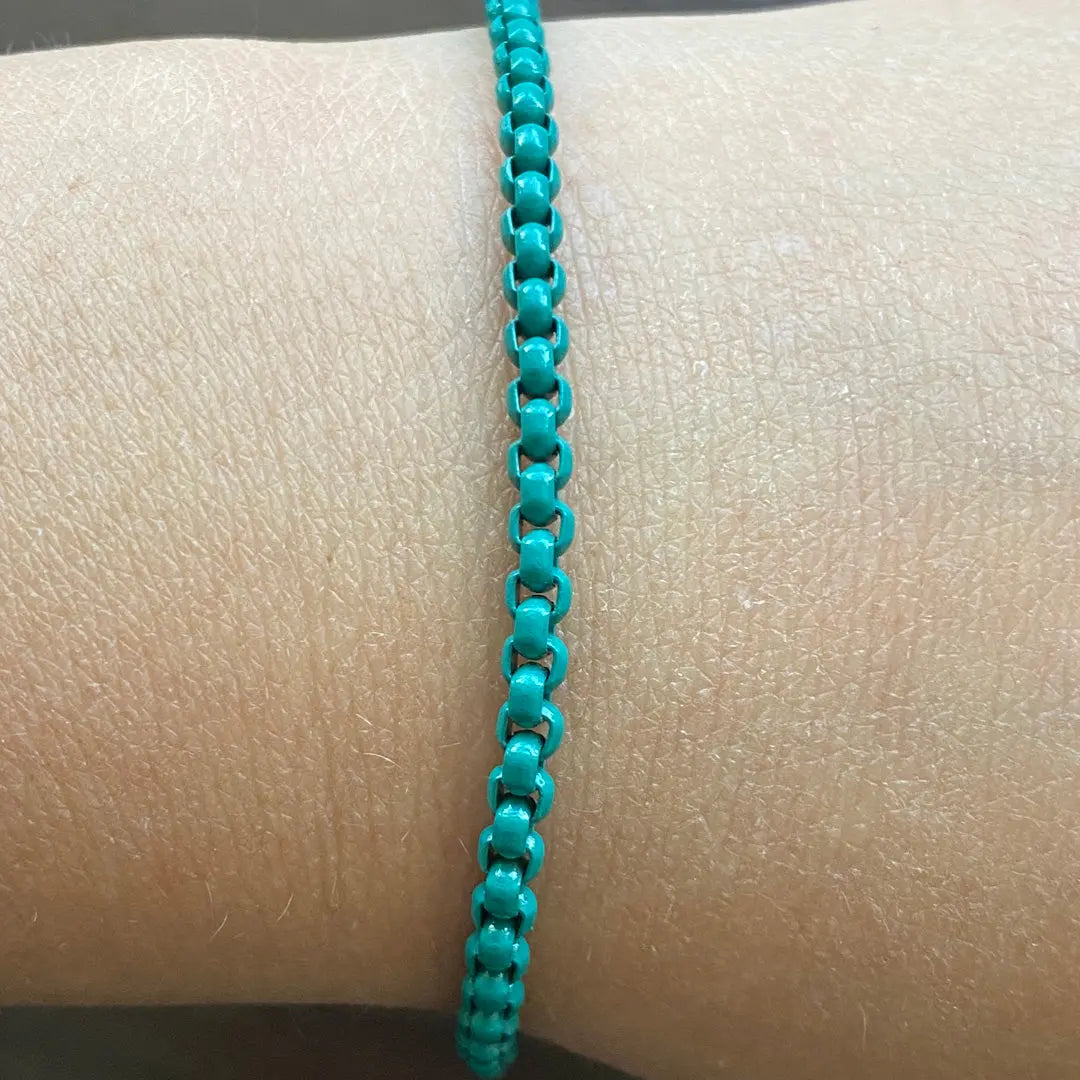 Enamel Link Chain Bracelet - Anna Zuckerman Bracelet