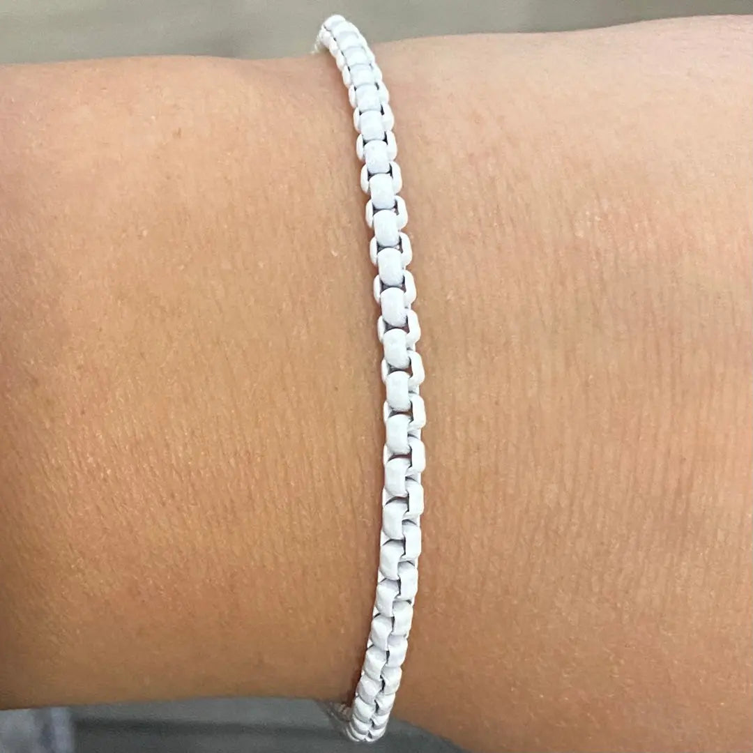 Enamel Link Chain Bracelet - Anna Zuckerman Bracelet