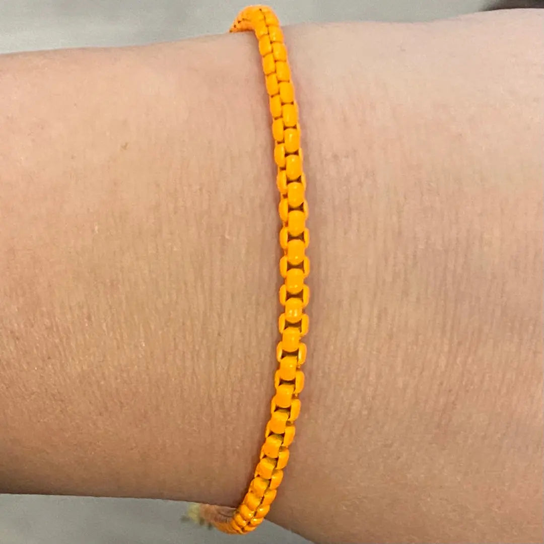 Enamel Link Chain Bracelet - Anna Zuckerman Bracelet