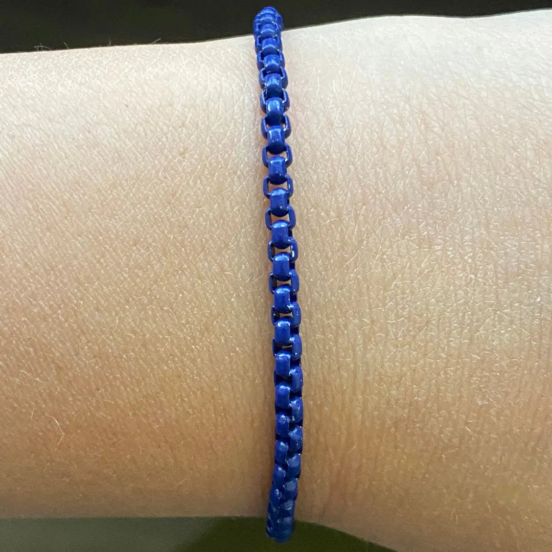 Enamel Link Chain Bracelet - Anna Zuckerman Bracelet