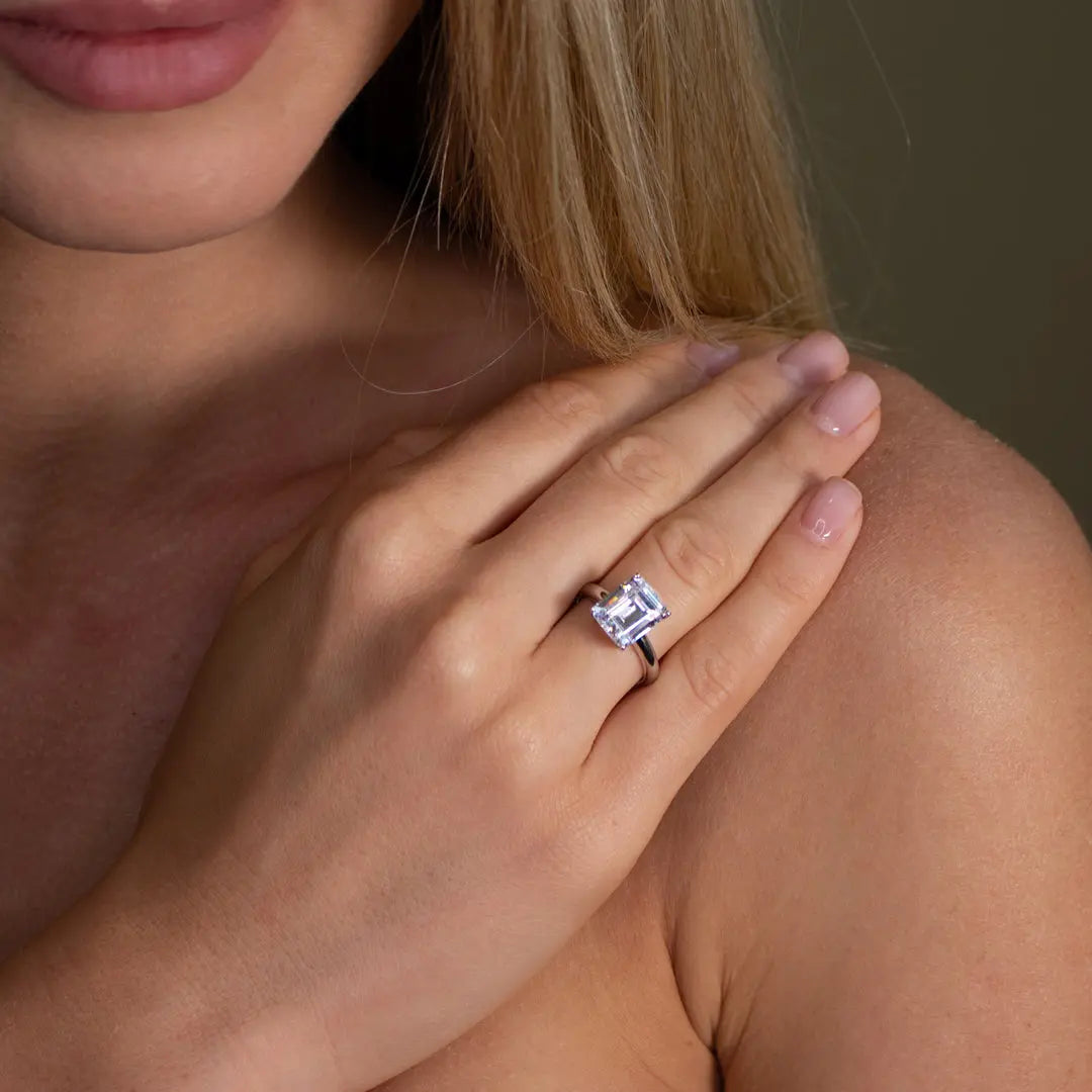 Grace 44 Diamond White 4ct Ring - Anna Zuckerman Luxury Rings