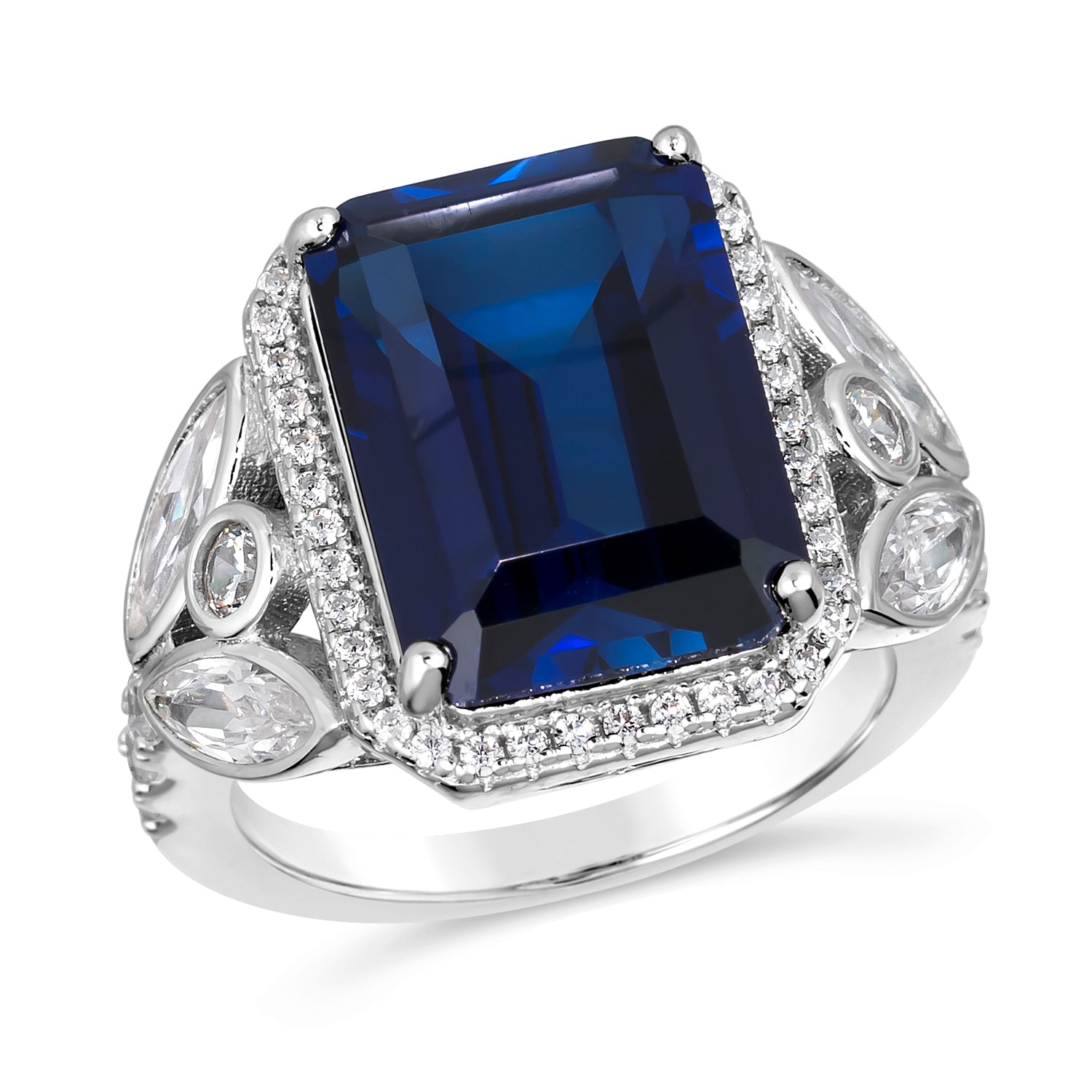 Grace 07 Sapphire Blue Ring - Anna Zuckerman Rings