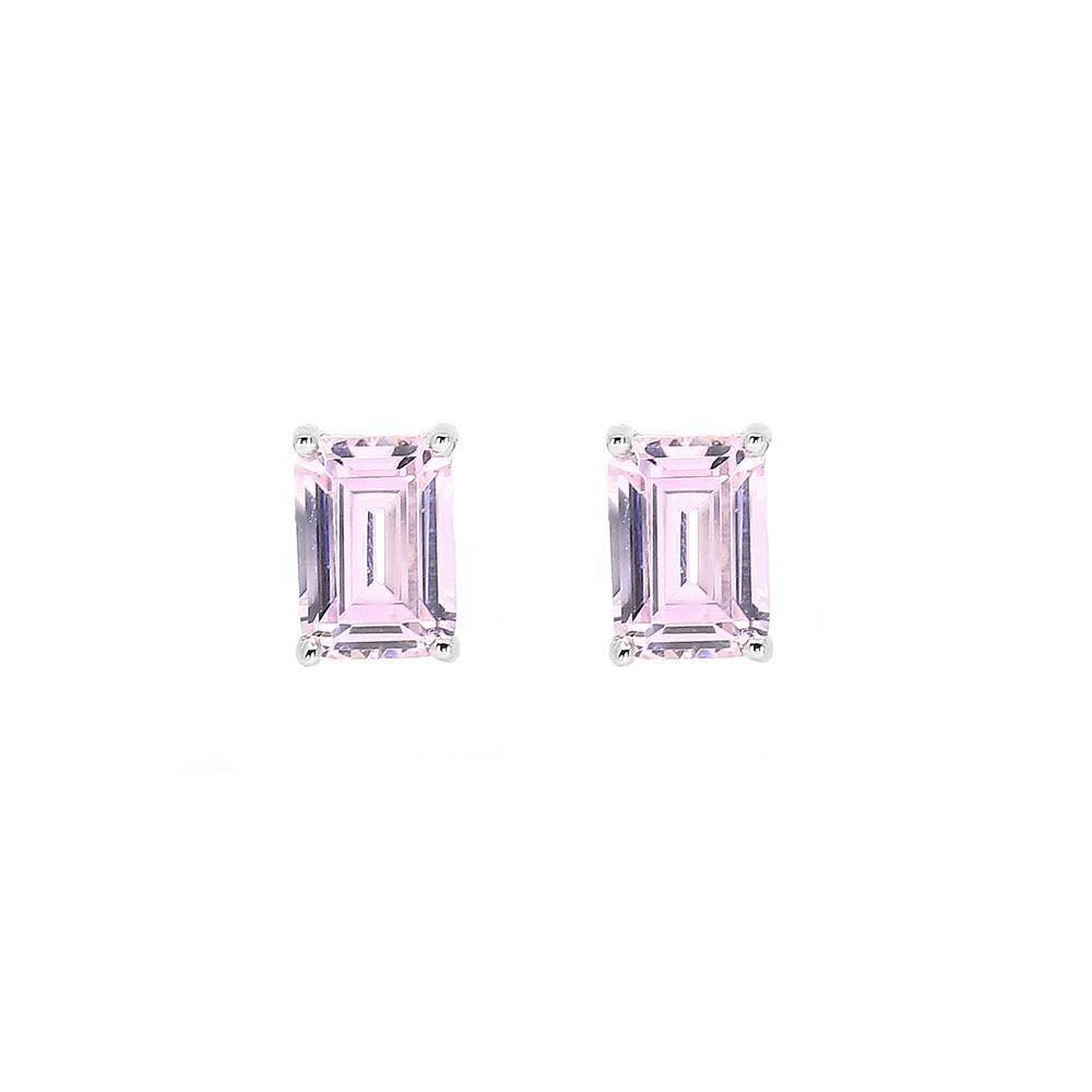 Rose All Day 2 Carat Diamond Crystalline Stud Earrings
