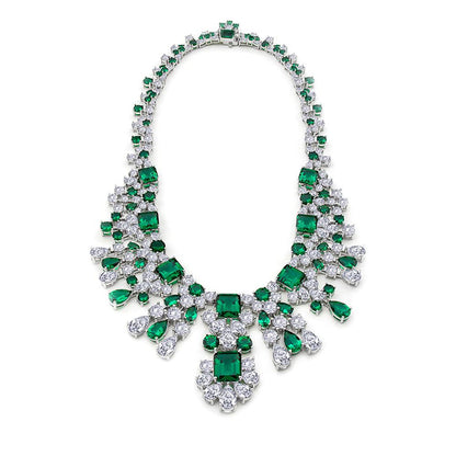 Your Majesty Emerald Statement Necklace