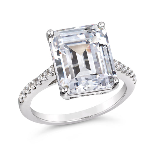 Grace 50 Diamond White 5ct Ring - Anna Zuckerman Luxury Rings