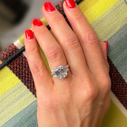 Grace 52 Diamond White 6.5tcw Ring - Anna Zuckerman Luxury Rings