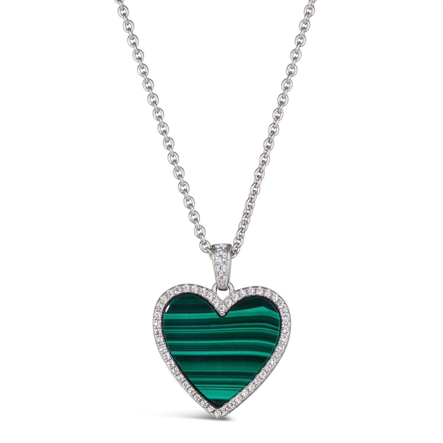 House of Cards 03 Malachite Necklace - Anna Zuckerman Luxury Necklaces