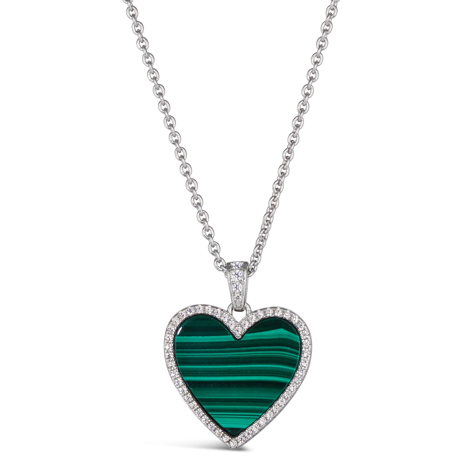 House of Cards 03 Malachite Necklace - Anna Zuckerman Luxury Necklaces