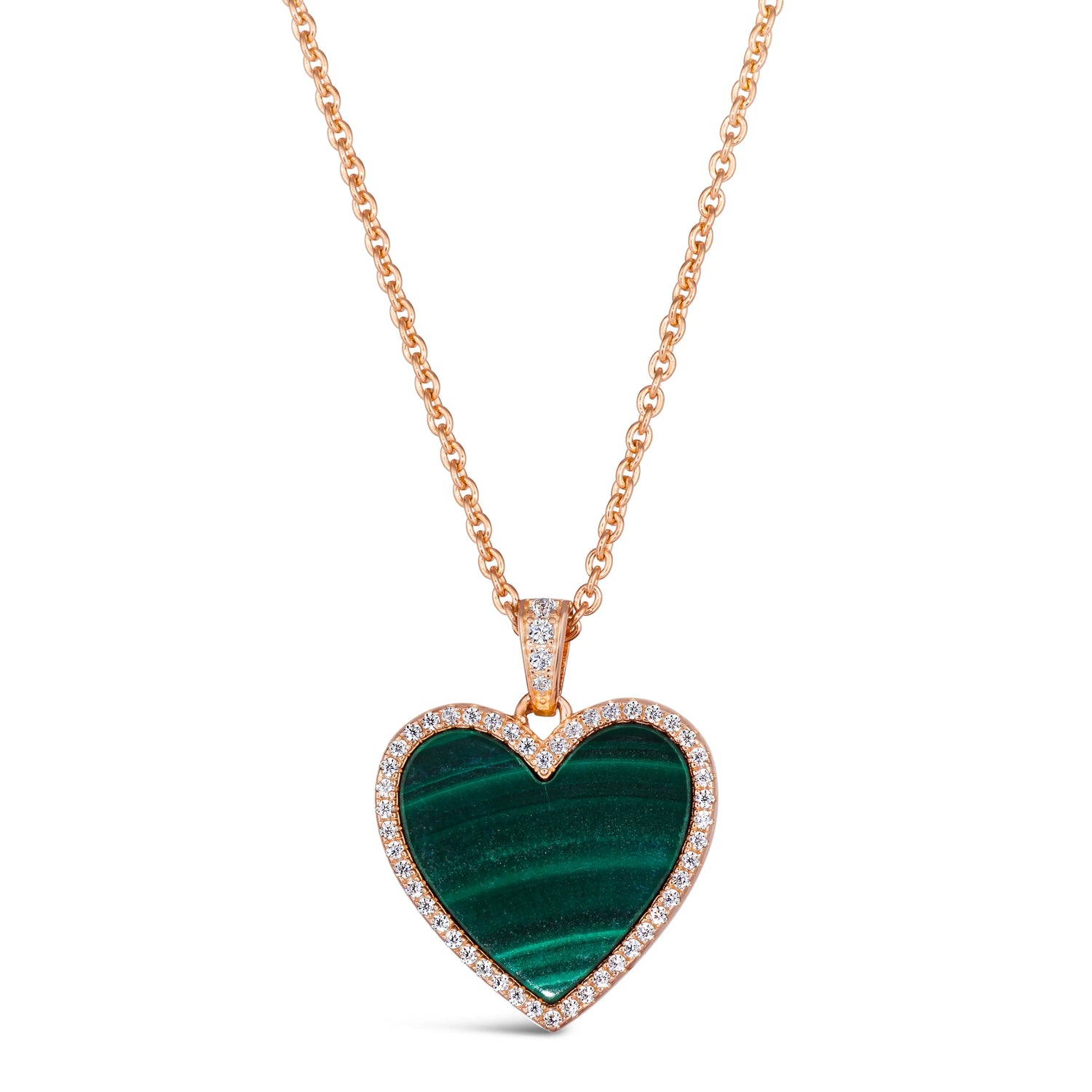House of Cards 03 Malachite Necklace - Anna Zuckerman Luxury Necklaces