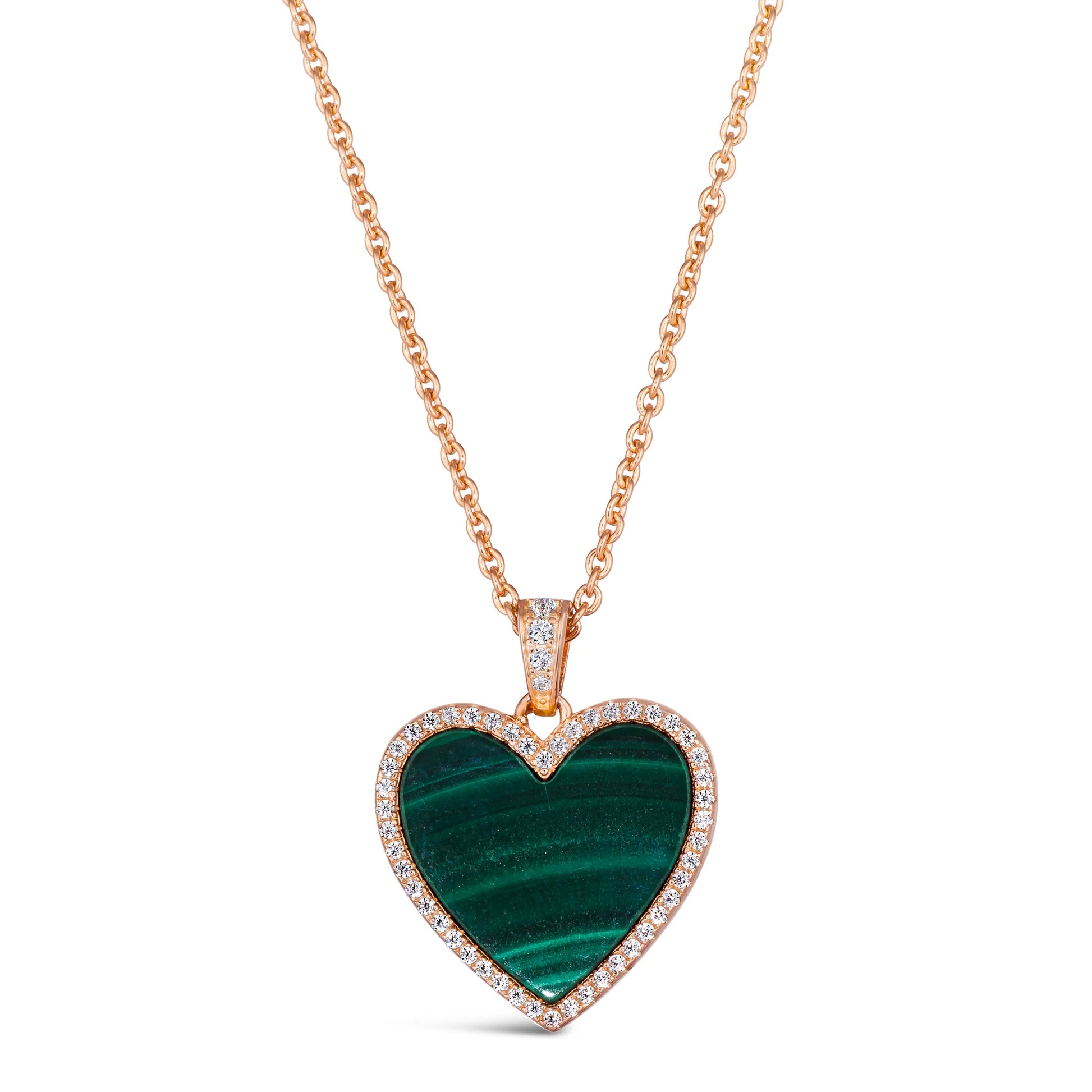 House of Cards 03 Malachite Necklace - Anna Zuckerman Luxury Necklaces