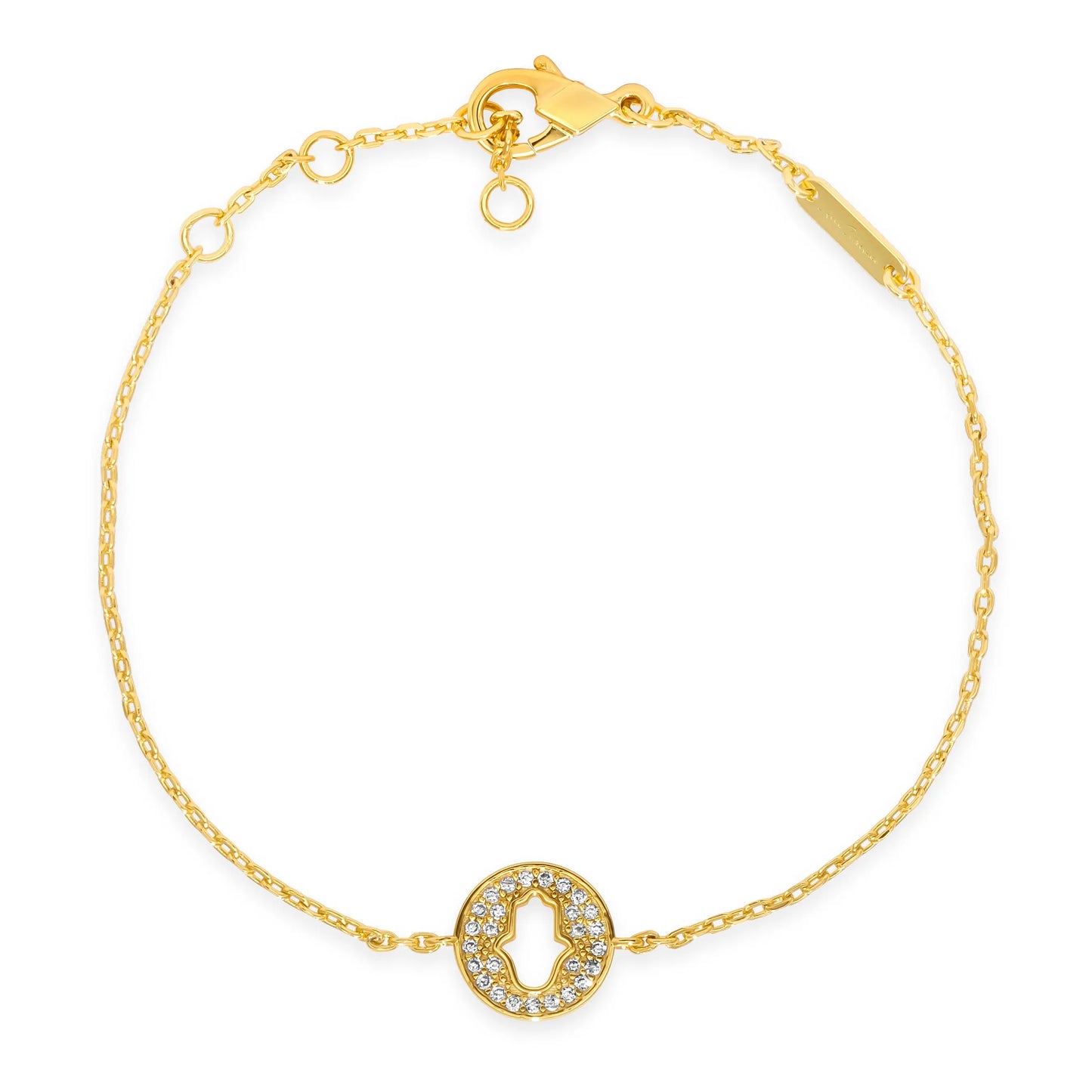 Kate 31 Open Hamsa Bracelet - Anna Zuckerman Luxury Bracelets