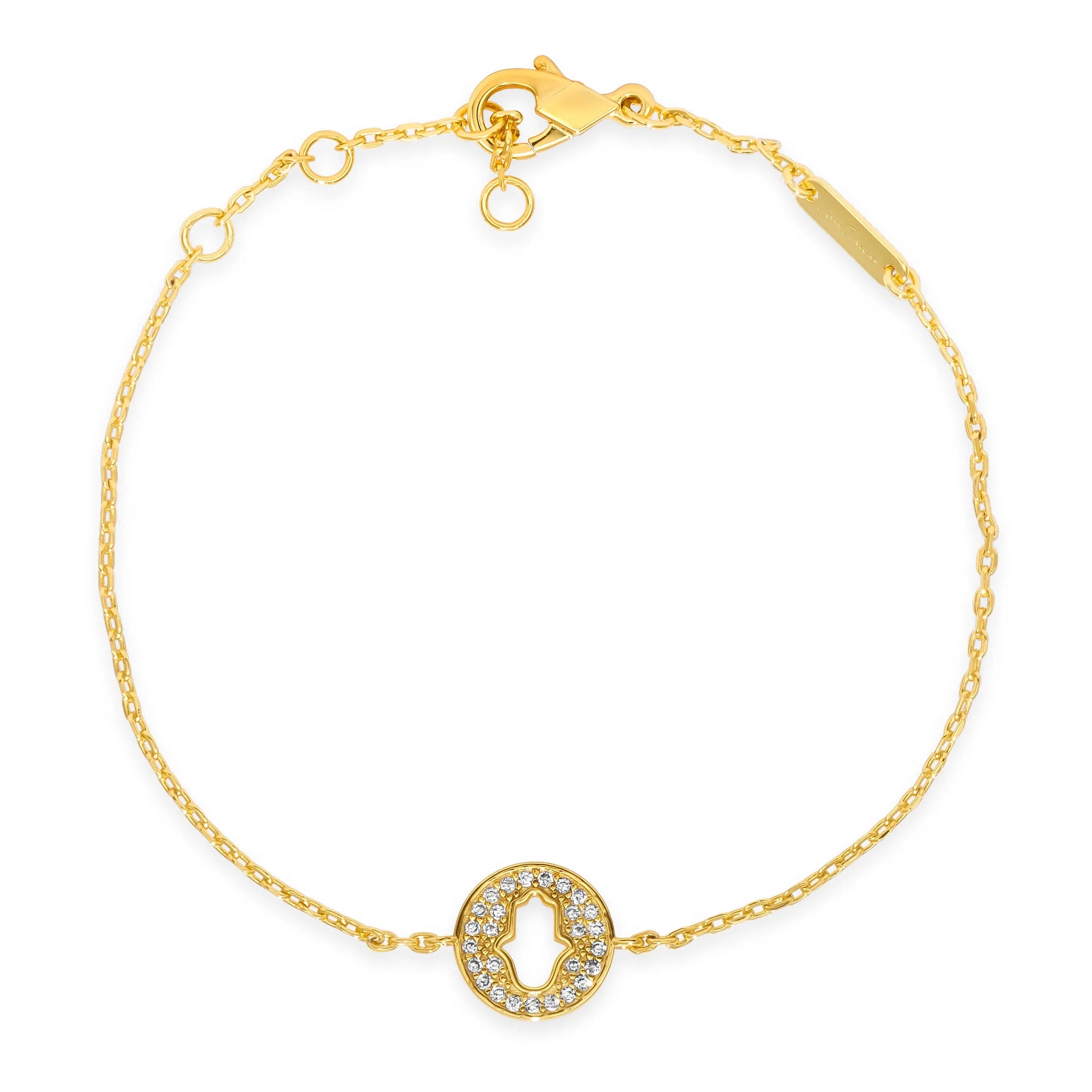 Kate 31 Open Hamsa Bracelet - Anna Zuckerman Luxury Bracelets