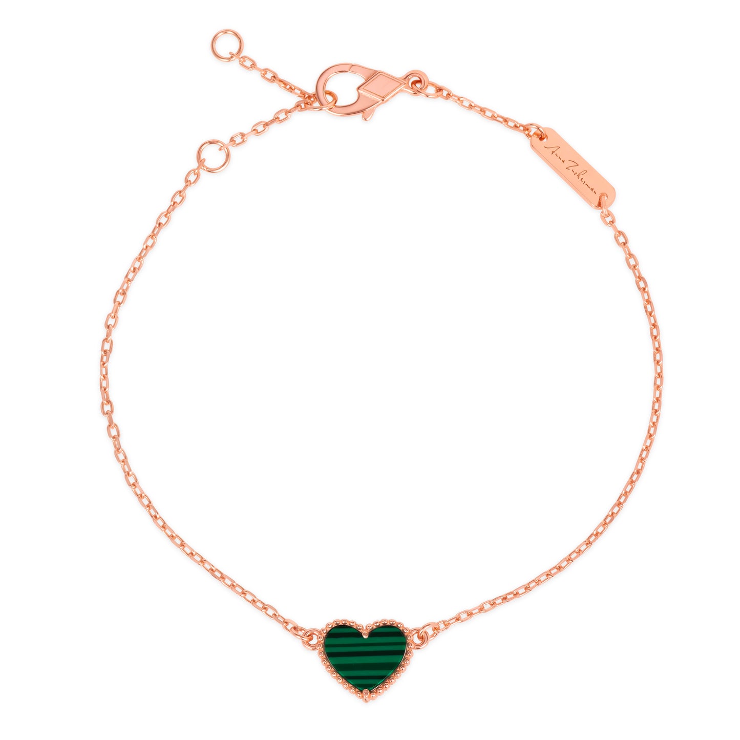 House of Cards 09 Heart Bracelet - Anna Zuckerman Luxury Bracelets