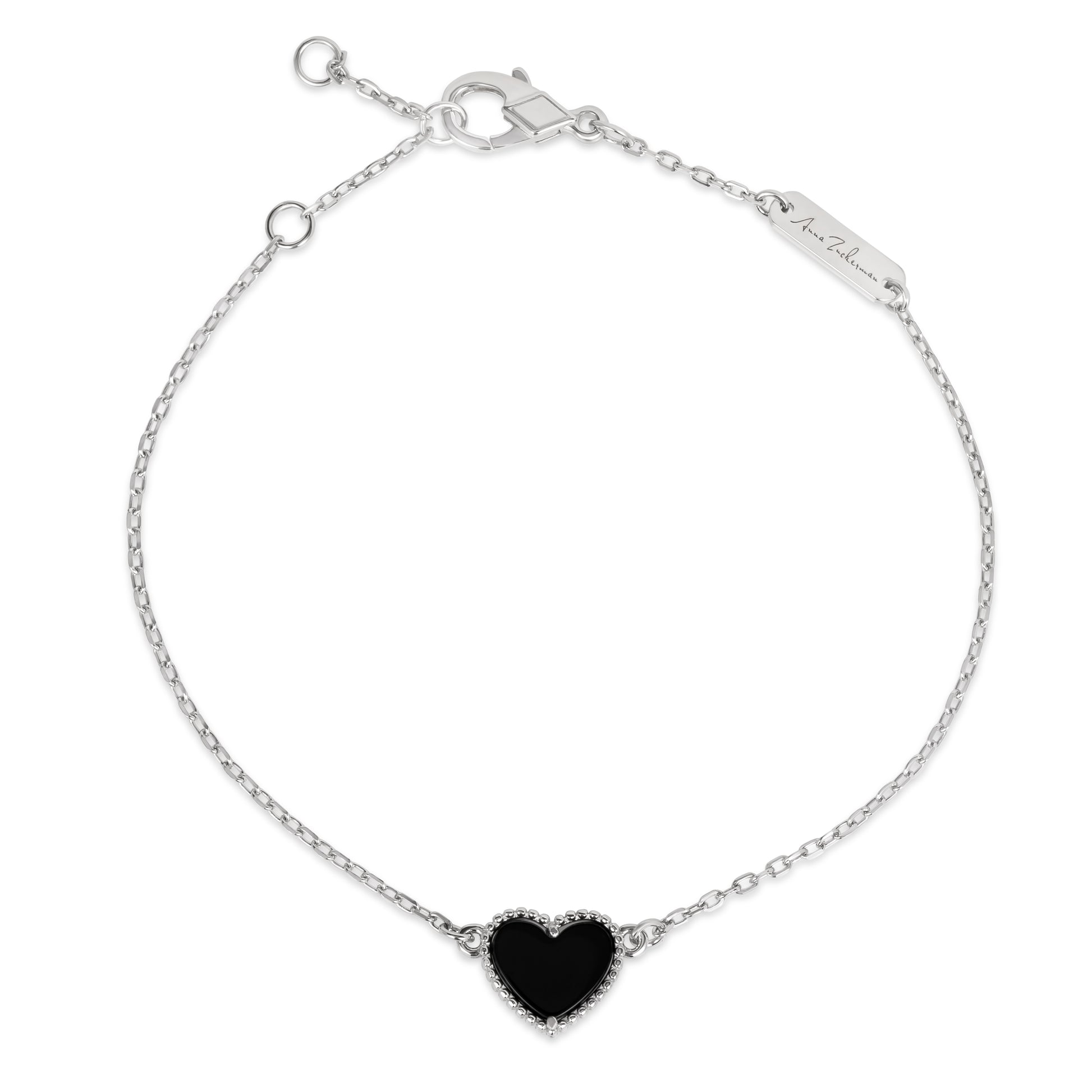 House of Cards 09 Heart Bracelet - Anna Zuckerman Luxury Bracelets
