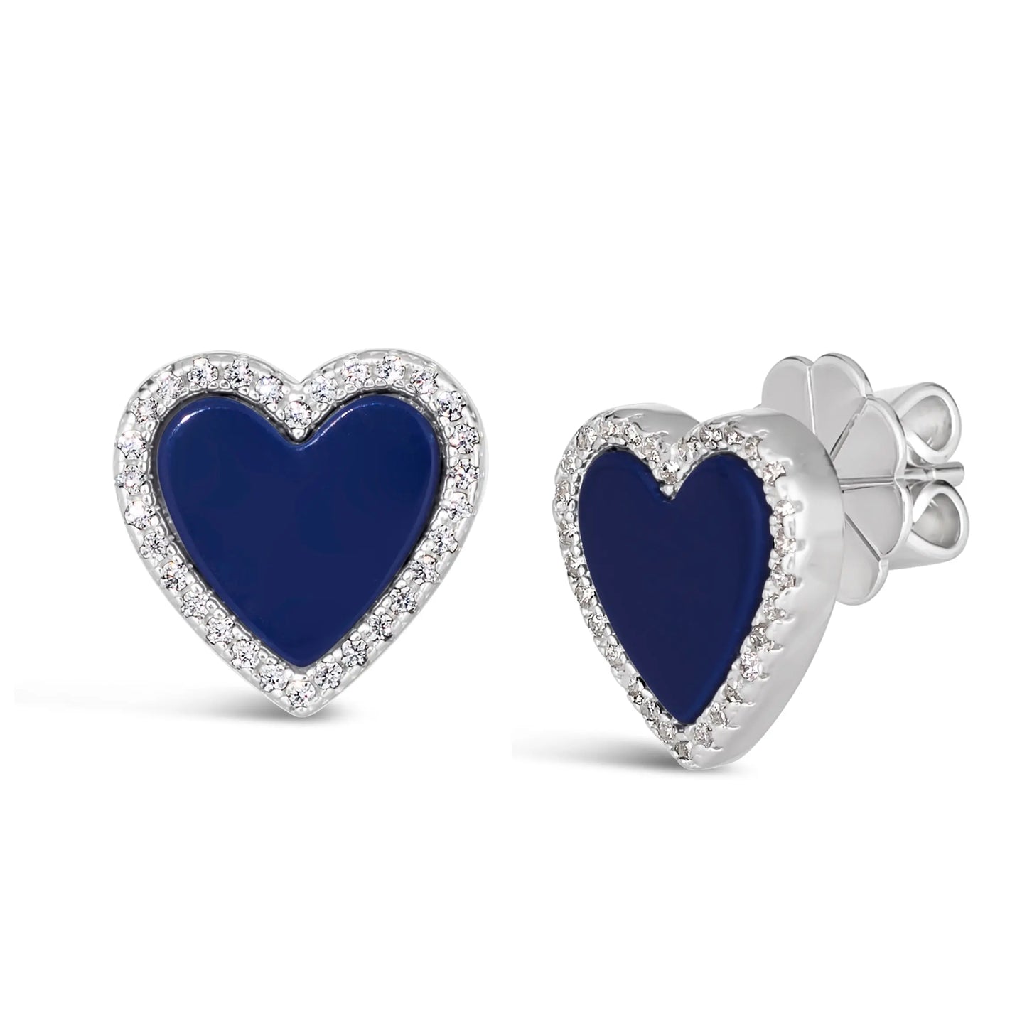 House of Cards 04 Lapis Lazuli Earrings - Anna Zuckerman Luxury Earrings