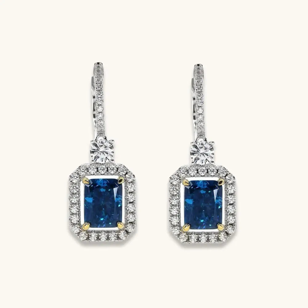 London Blue Diana 10 Earrings - Anna Zuckerman Luxury Earrings