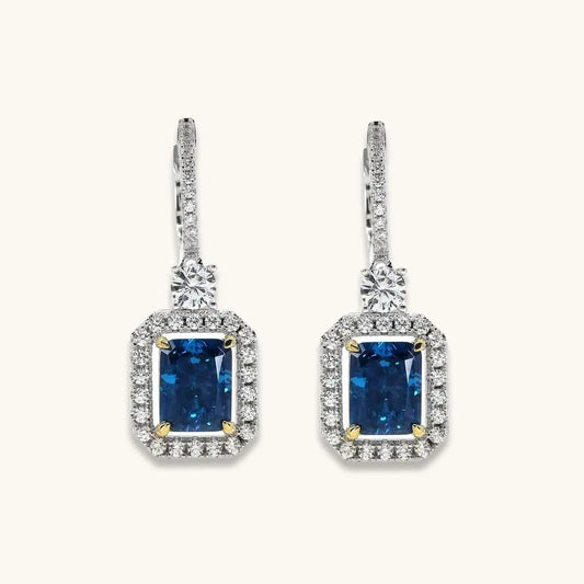 London Blue Diana 10 Earrings - Anna Zuckerman Luxury Earrings