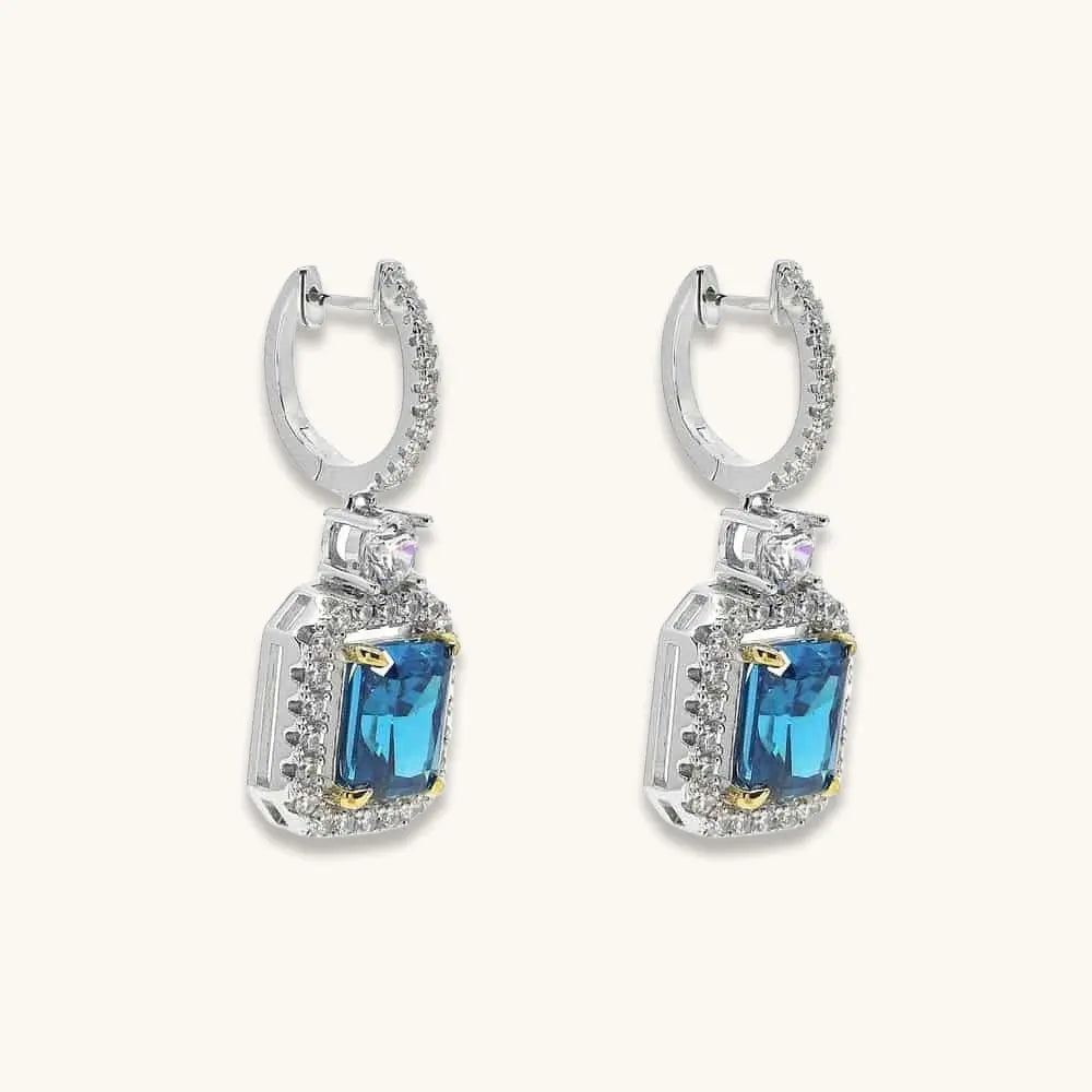 London Blue Diana 10 Earrings - Anna Zuckerman Luxury Earrings