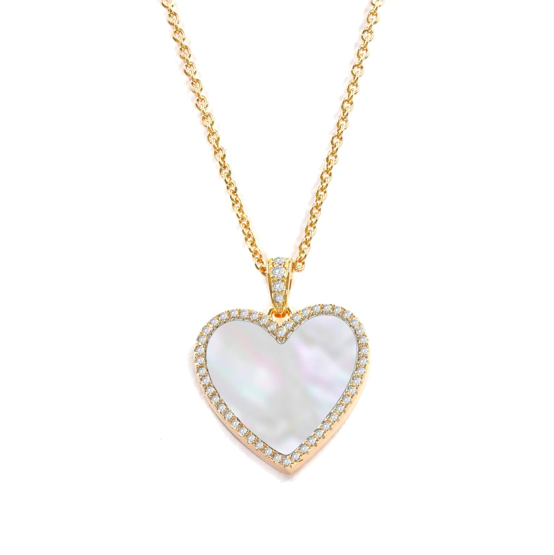House of Cards 03 Mother of Pearl Necklace - Anna Zuckerman Luxury Necklaces