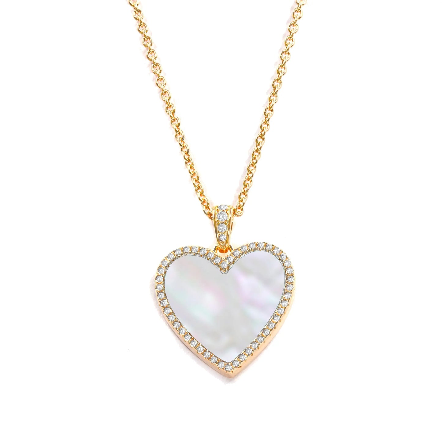 House of Cards 03 Mother of Pearl Necklace - Anna Zuckerman Luxury Necklaces