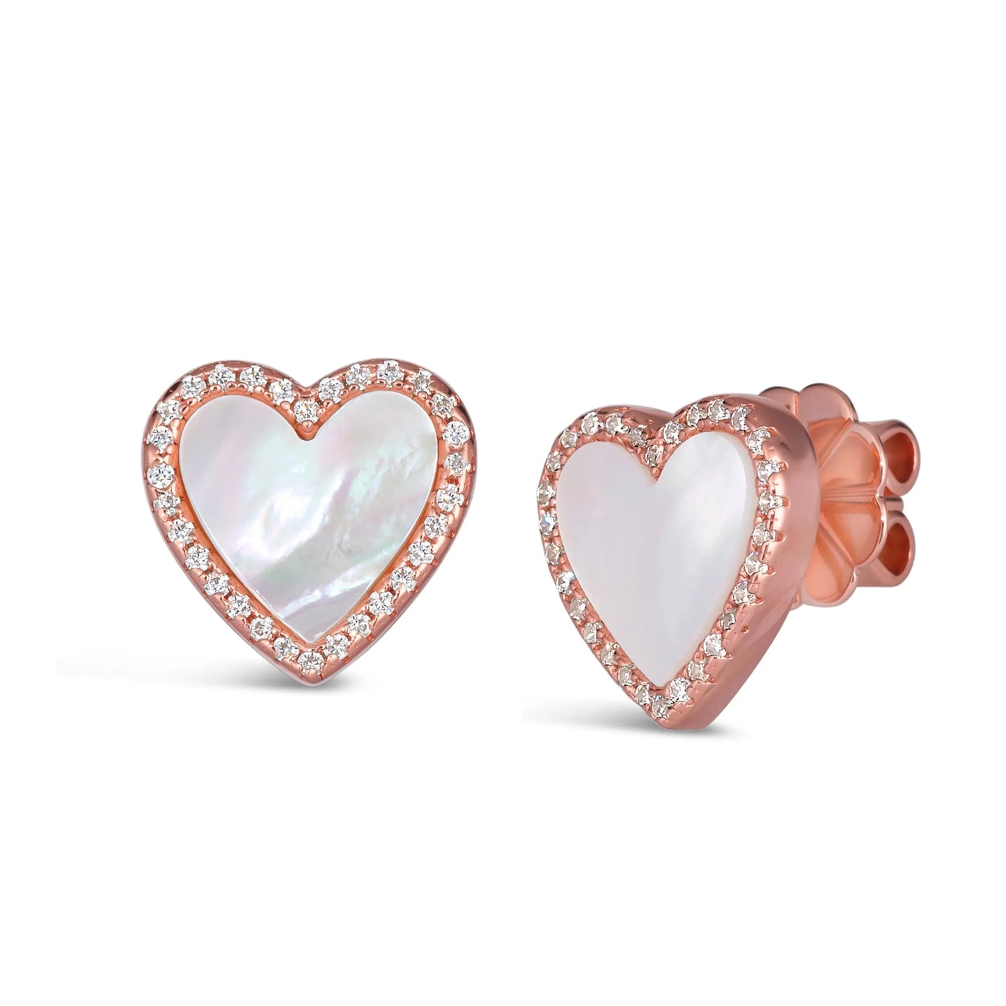 House of Cards 04 Mother of Pearl Earrings - Anna Zuckerman Luxury Earrings