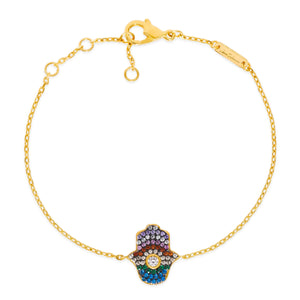 Kate 32 Hamsa Bracelet - Anna Zuckerman Luxury Bracelets