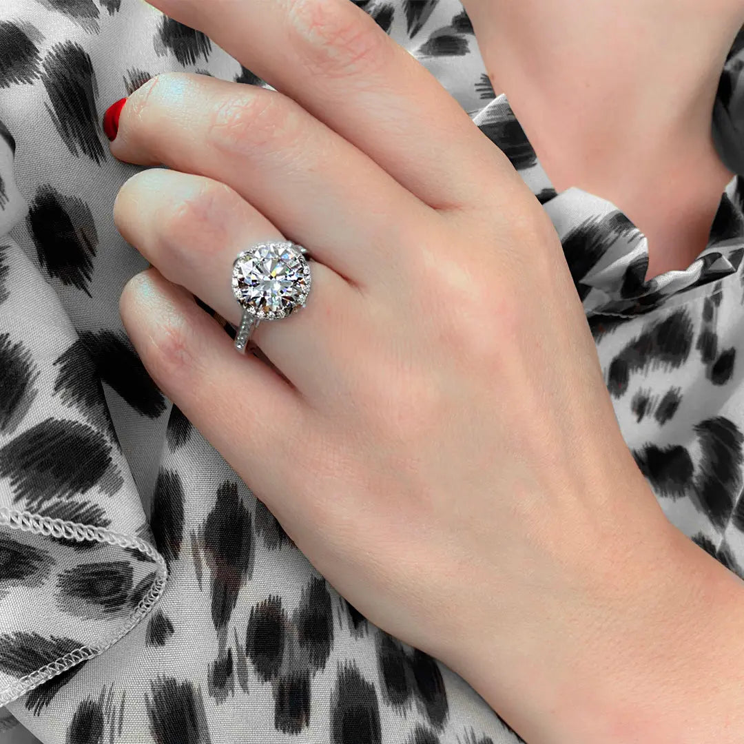 Anastasia 68 Diamond White 3ct Ring - Anna Zuckerman Luxury Rings