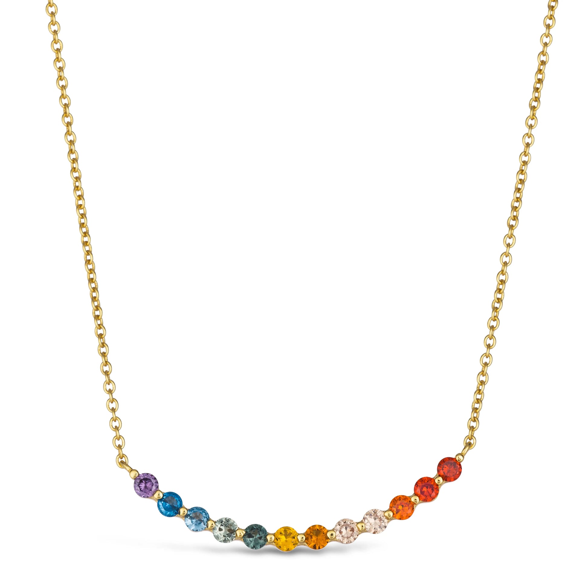 Omni 19 Necklace Yellow Gold - Anna Zuckerman Luxury Necklaces